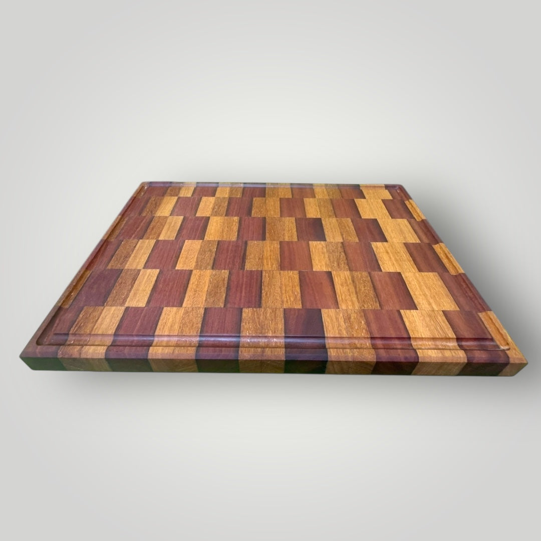 End Grain Cutting Board / Butcher Block with Juice Groove