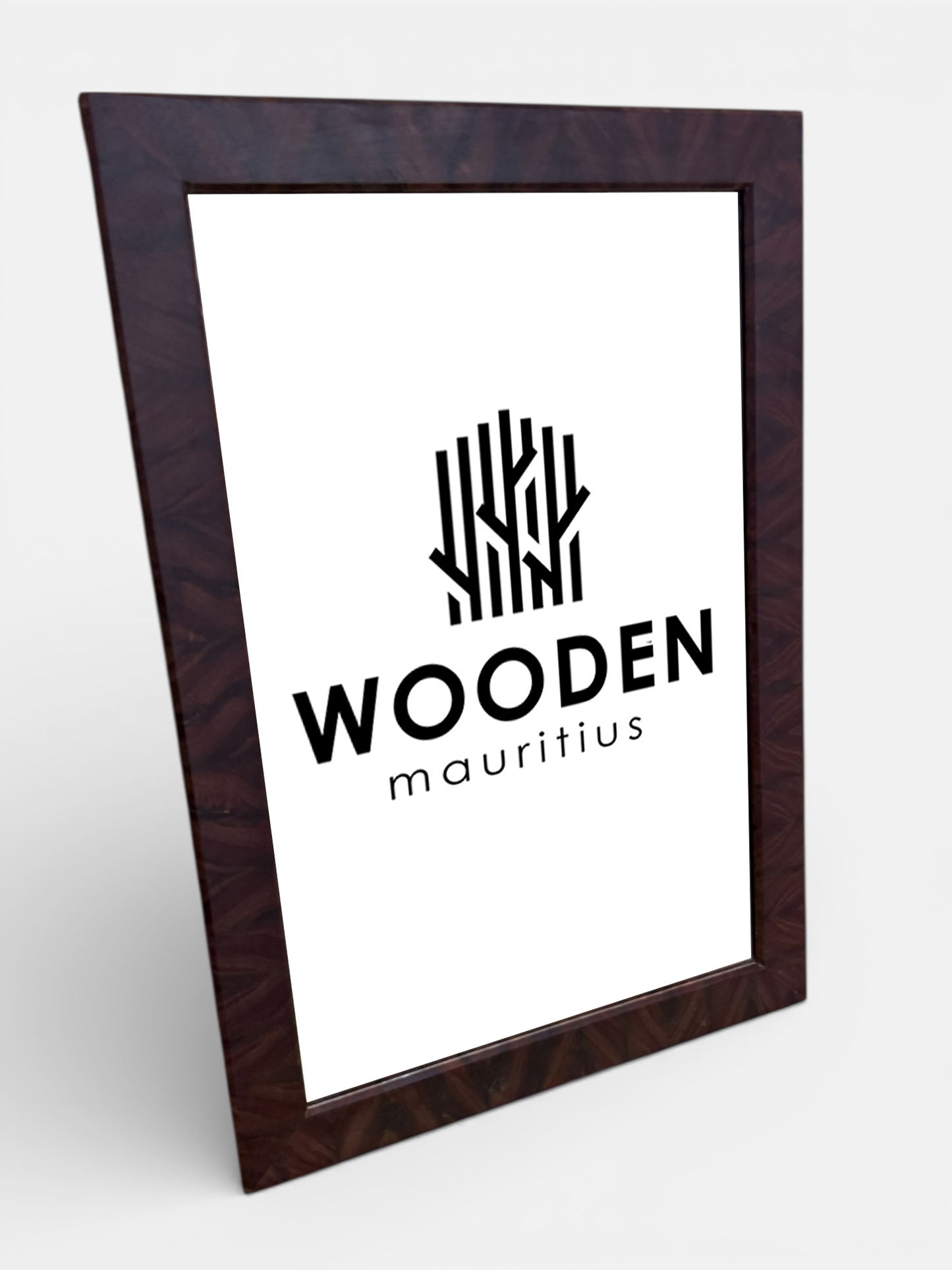 End Grain Bullet Wood Mirror